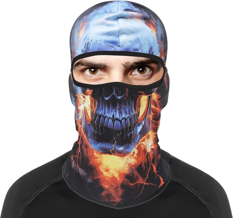 Cutewing Balaclava Mask 3D Print Full Face Mask Cooling Neck Gaiter Sun Protection Face Cover Mask Windproof Ski Mask - Image 2